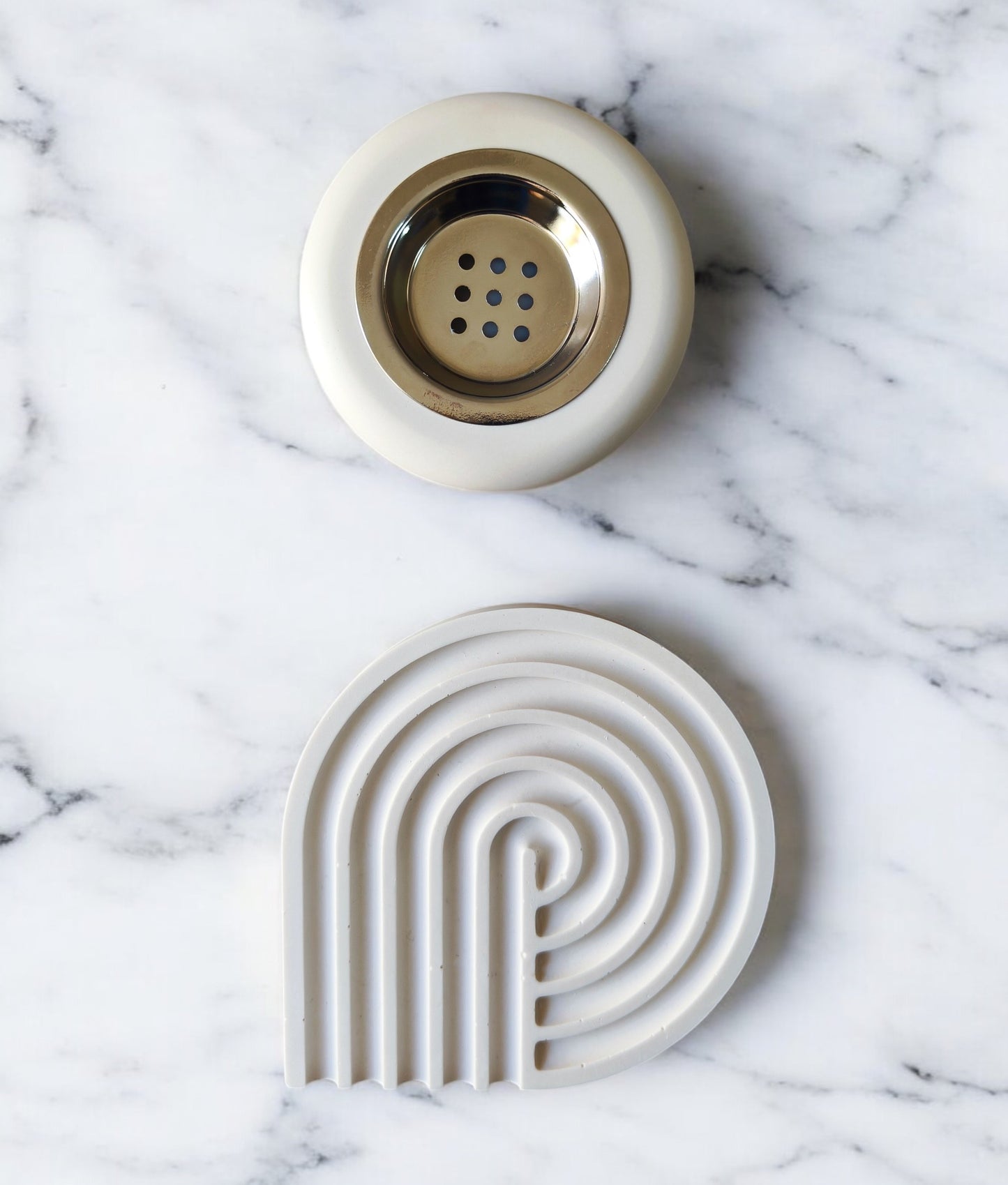 MiniMyst Oud Burner & Coaster Set