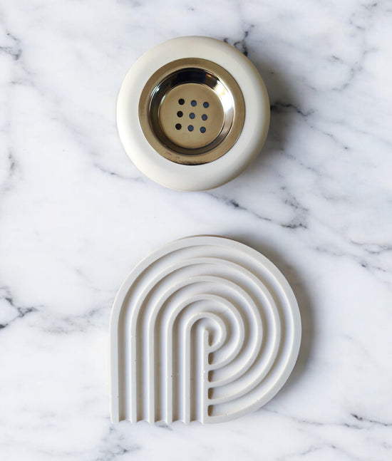 MiniMyst Oud Burner & Coaster Set