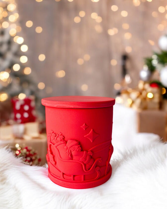 Santa's Holiday Candle