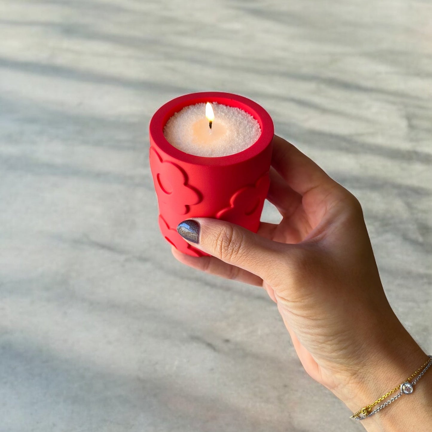 FloralFlame Candle
